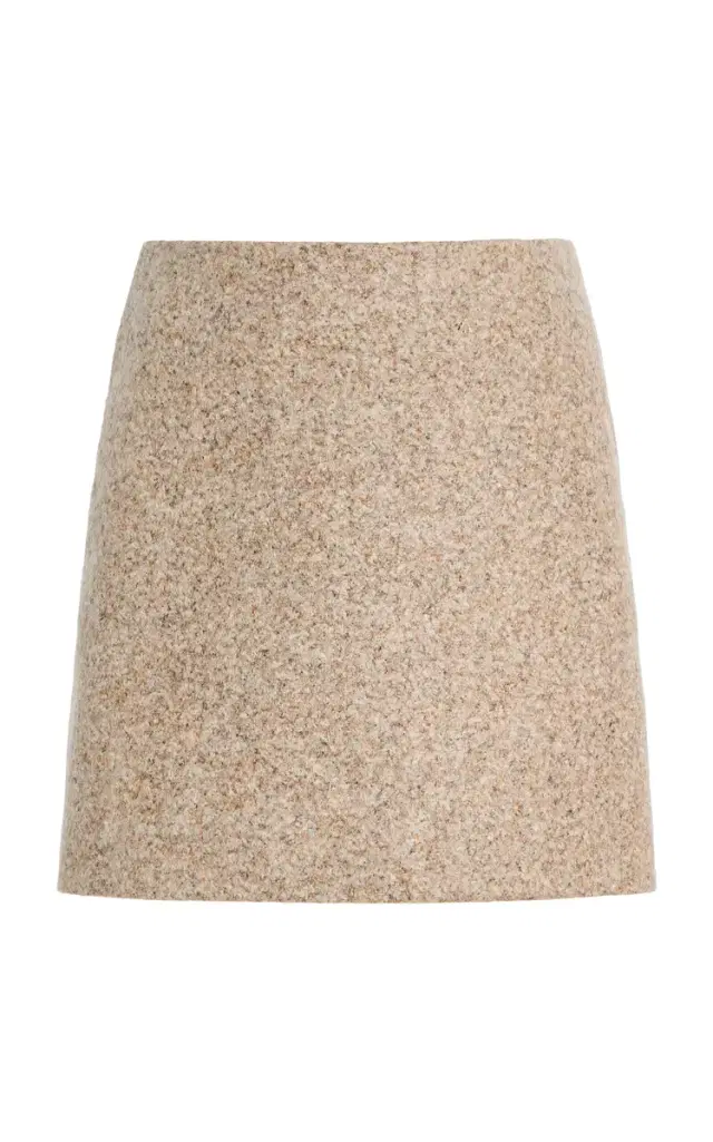 Coci Alpaca-Wool Mini Skirt