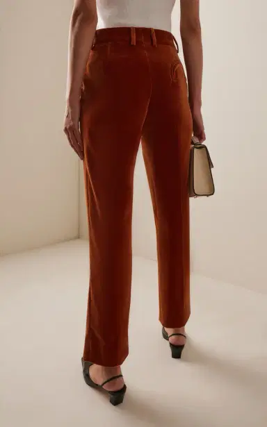 Blazé Milano Nana Cotton-Velvet Pants | Thumbnail 4 Blazé Milano Nana Cotton-Velvet Pants | Thumbnail 4