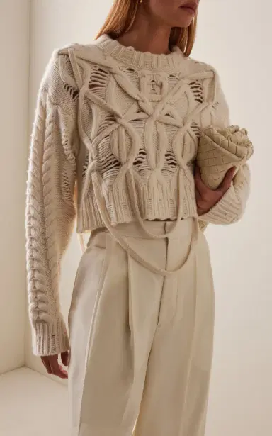 Aisling Camps Briar Cable-Knit Wool-Cashmere Sweater | Thumbnail 3 Aisling Camps Briar Cable-Knit Wool-Cashmere Sweater | Thumbnail 3