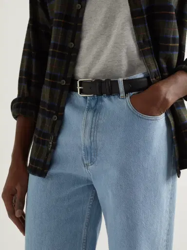 A.P.C. 3cm Paris Leather Belt - Men | Thumbnail 2