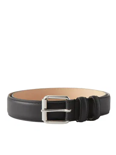 A.P.C. 3cm Paris Leather Belt - Men | Thumbnail 1