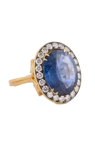 Sylva & Cie Ceylon Sapphire Diamond Ring | Thumbnail 4
