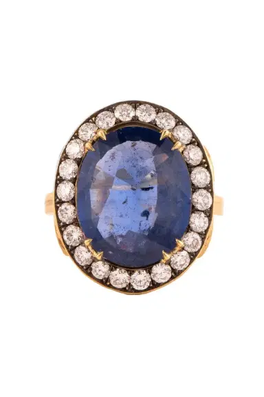 Sylva & Cie Ceylon Sapphire Diamond Ring | Thumbnail 1 Sylva & Cie Ceylon Sapphire Diamond Ring | Thumbnail 1