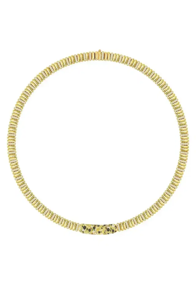 SUTRA Diamond Mixed Ombre Necklace