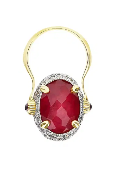 NANIS Diamond Ruby Reverse Double Face Ring | Thumbnail 6