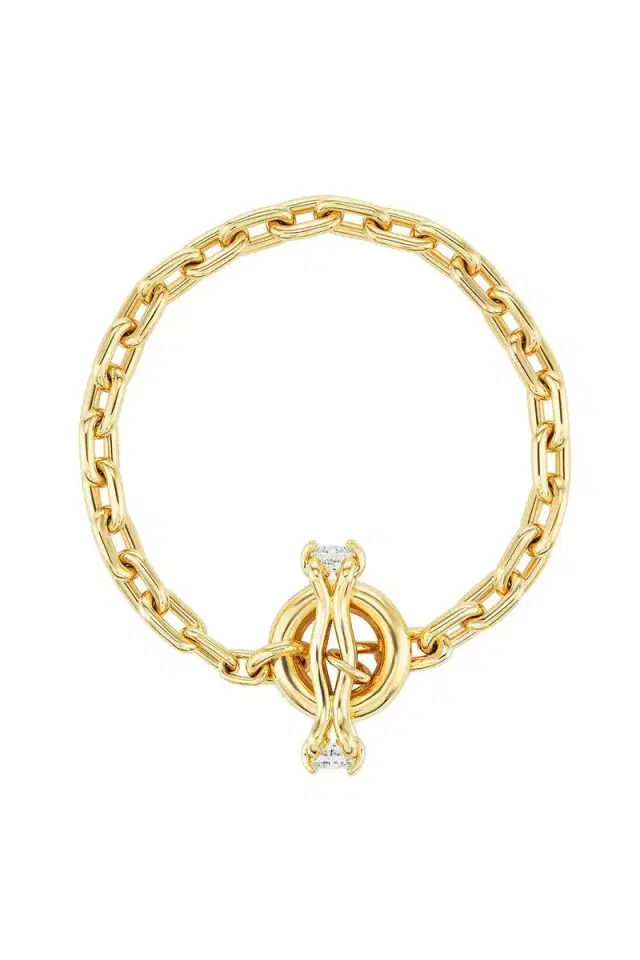 Uniform Object Diamond Toggle Bracelet