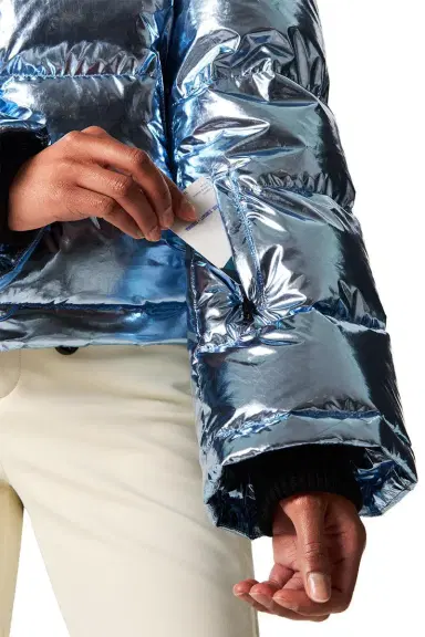 Perfect Moment Polar Flare Ski Jacket II - Light Blue Foil | Thumbnail 4 Perfect Moment Polar Flare Ski Jacket II - Light Blue Foil | Thumbnail 4