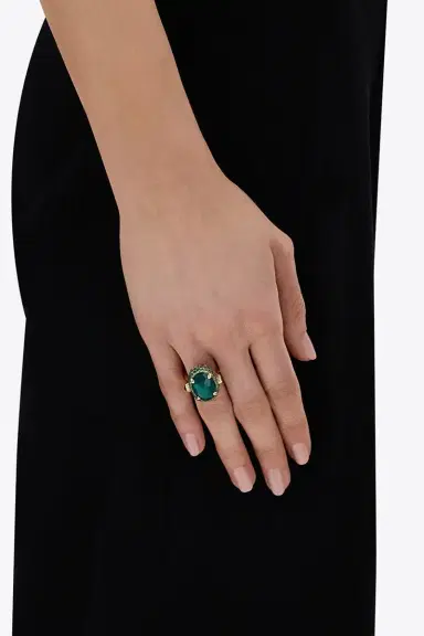 NANIS Sapphire Amethyst Reverse Double Face Large Ring | Thumbnail 3 NANIS Sapphire Amethyst Reverse Double Face Large Ring | Thumbnail 3