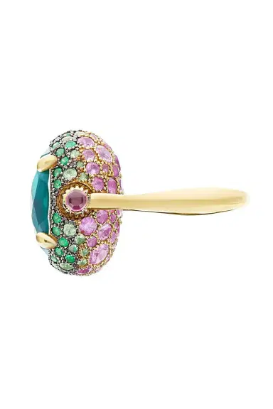 NANIS Sapphire Amethyst Reverse Double Face Large Ring | Thumbnail 4 NANIS Sapphire Amethyst Reverse Double Face Large Ring | Thumbnail 4