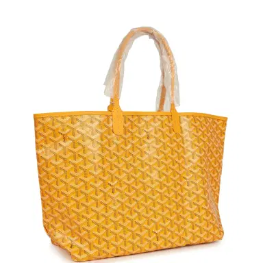 goyard Goyard Goyardine Yellow Saint Louis PM Tote Bag Palladium Hardware | Thumbnail 2