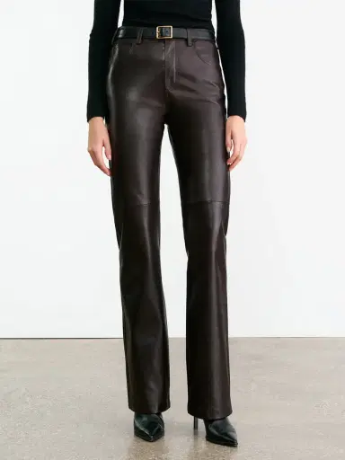 Nili Lotan Joan Leather Pants | Thumbnail 3 Nili Lotan Joan Leather Pants | Thumbnail 3