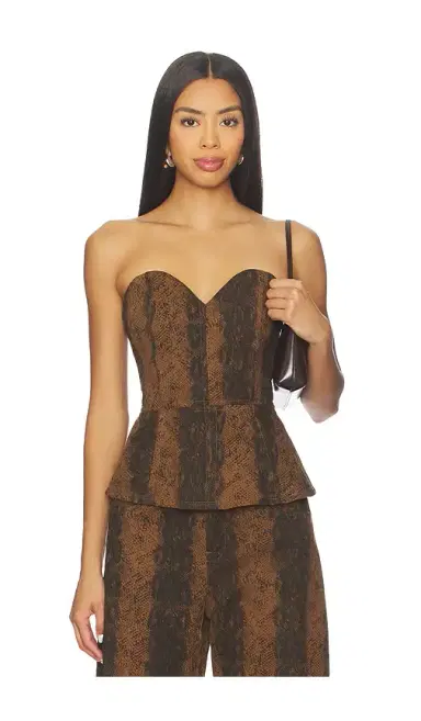 Line & Dot Iggy Peplum Top | Thumbnail 1 Line & Dot Iggy Peplum Top | Thumbnail 1