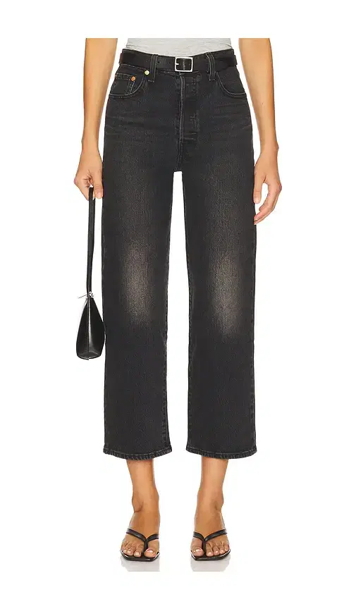 LEVI'S Ribcage Straight Ankle Jeans