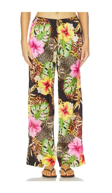 Luli Fama Elastic Waistband Pant. - size L (also | Thumbnail 2