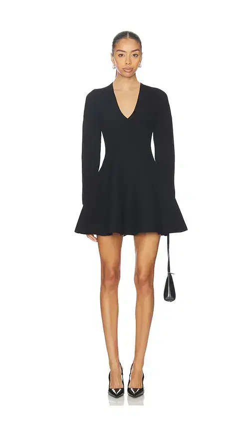 fleur du mal Knit Corset Dress With Underbust Detail