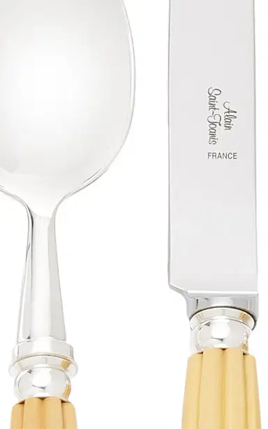 Alain Saint-Joanis Majestic Boxwood Silver-Plated Silverware Set - Silver | Thumbnail 7