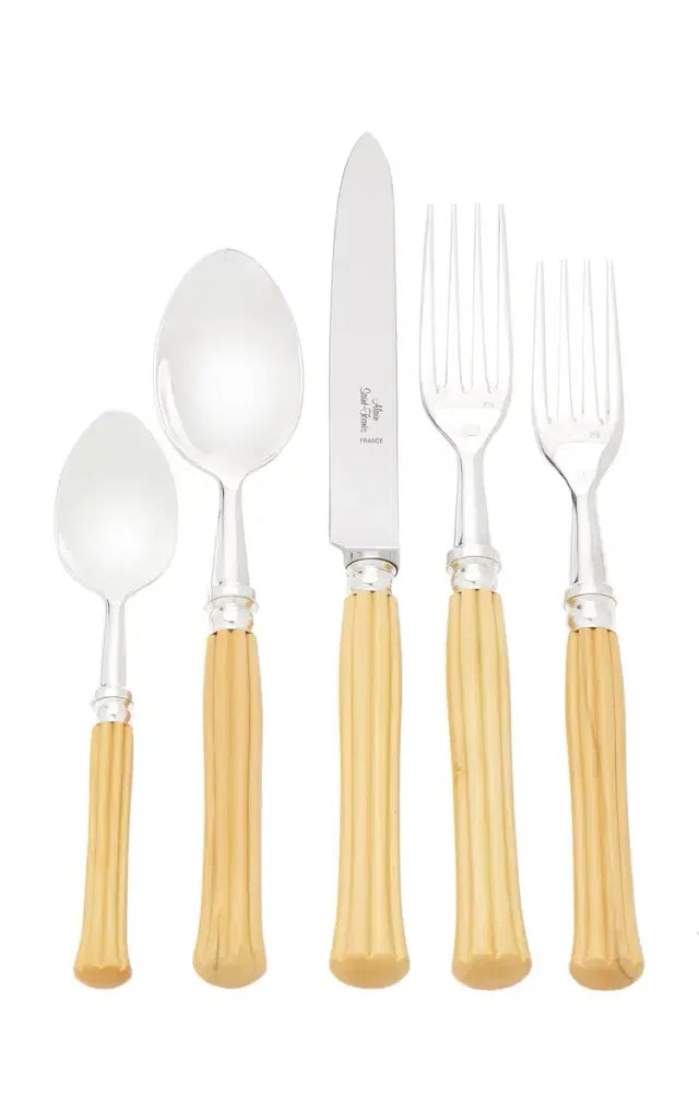 Alain Saint-Joanis Majestic Boxwood Silver-Plated Silverware Set - Silver
