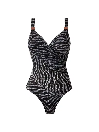 Miraclesuit Swim Women's Zirconic Siren Zebra-Print One-Piece Swimsuit - Black White - Size 16 | Thumbnail 1 Miraclesuit Swim Women's Zirconic Siren Zebra-Print One-Piece Swimsuit - Black White - Size 16 | Thumbnail 1