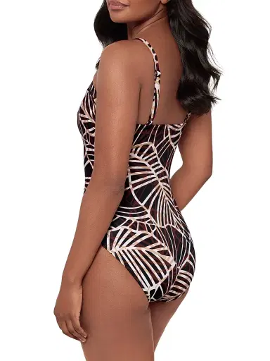 Miraclesuit Swim Women's Lets Be Fronds Kara Floral Swimsuit - Black Multi - Size 16 | Thumbnail 3 Miraclesuit Swim Women's Lets Be Fronds Kara Floral Swimsuit - Black Multi - Size 16 | Thumbnail 3