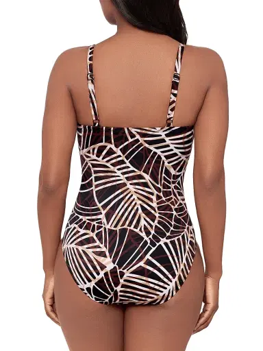 Miraclesuit Swim Women's Lets Be Fronds Kara Floral Swimsuit - Black Multi - Size 16 | Thumbnail 4 Miraclesuit Swim Women's Lets Be Fronds Kara Floral Swimsuit - Black Multi - Size 16 | Thumbnail 4