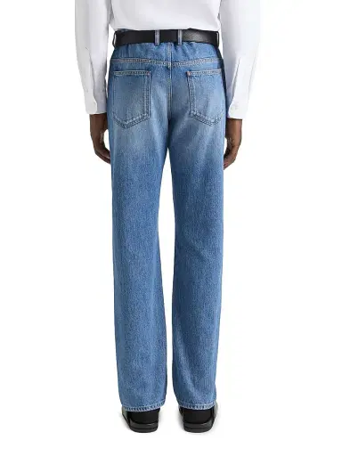 Givenchy Men's Couture Seam Straight Fit Shadow Washed Jeans - Medium Blue - Size 36 | Thumbnail 3 Givenchy Men's Couture Seam Straight Fit Shadow Washed Jeans - Medium Blue - Size 36 | Thumbnail 3