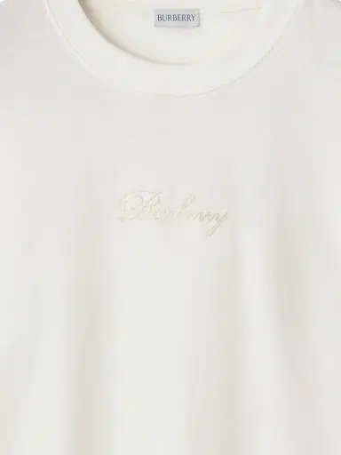 Burberry Men's Ryan Script Logo Relaxed-Fit T-Shirt - Chalk - Size XXL | Thumbnail 5 Burberry Men's Ryan Script Logo Relaxed-Fit T-Shirt - Chalk - Size XXL | Thumbnail 5
