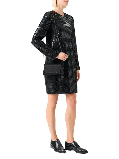 Akris Women's Mini Anouk Embellished Silk & Leather Clutch | Thumbnail 2 Akris Women's Mini Anouk Embellished Silk & Leather Clutch | Thumbnail 2