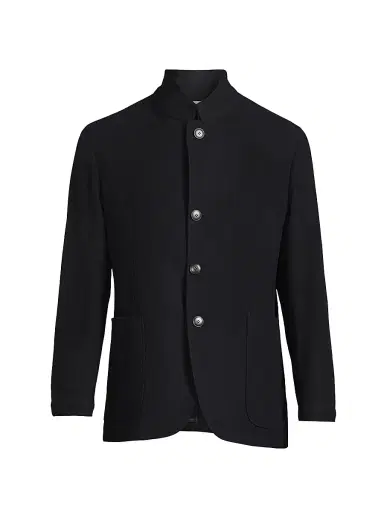 Canali Men's Nuvola Wool Modern-Fit Jacket - Navy | Thumbnail 1