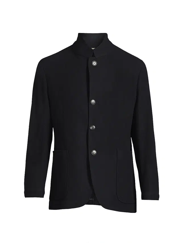 Men's Nuvola Wool Modern-Fit Jacket - Navy