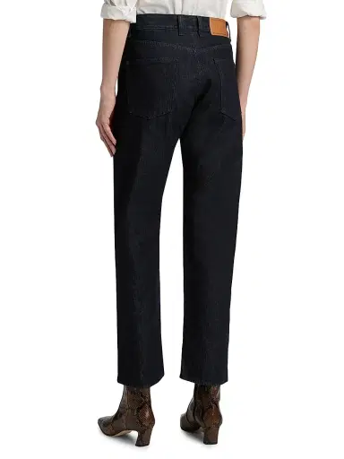 BLK DNM Women's High-Rise Straight Jeans - Rinse Tonal - Size 30 | Thumbnail 5