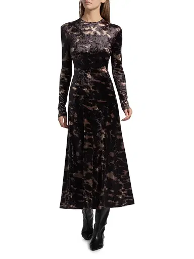 Nanushka Women's Jynx Velvet Cut Out Maxi Dress | Thumbnail 2