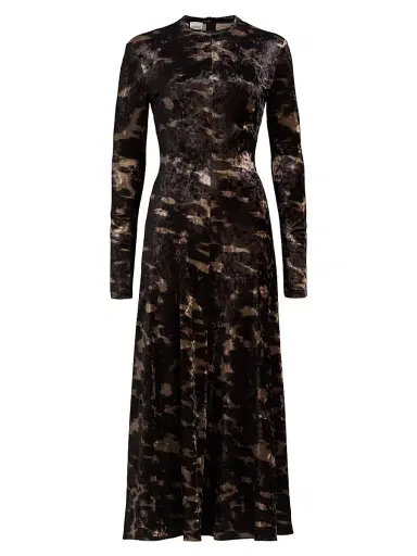 Nanushka Women's Jynx Velvet Cut Out Maxi Dress | Thumbnail 1