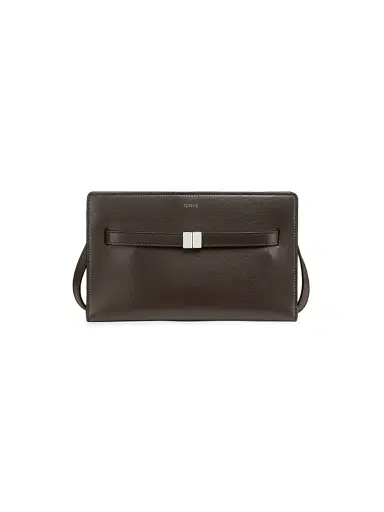 Toteme Women's Belted Leather Crossbody Bag - Bark | Thumbnail 1