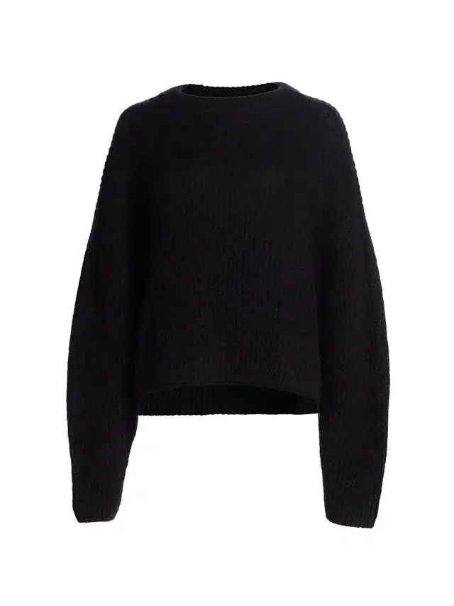 Toteme Women's Rib-Knit Mohair-Blend Sweater - Black