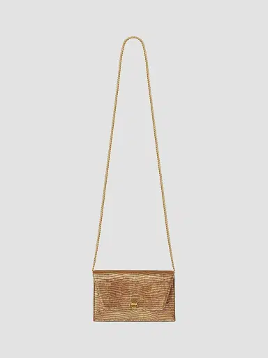 Akris Women's Anouk Lizard-Embossed Metallic Leather Convertible Clutch | Thumbnail 4 Akris Women's Anouk Lizard-Embossed Metallic Leather Convertible Clutch | Thumbnail 4
