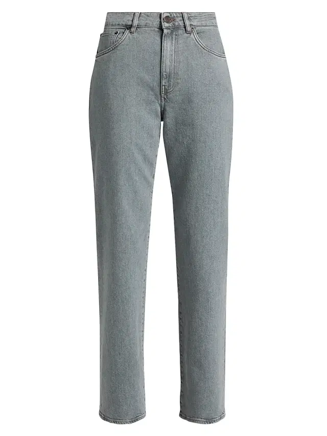 BLK DNM Women's High-Rise Relaxed Jeans - Light Grey Tobacco - Size 31