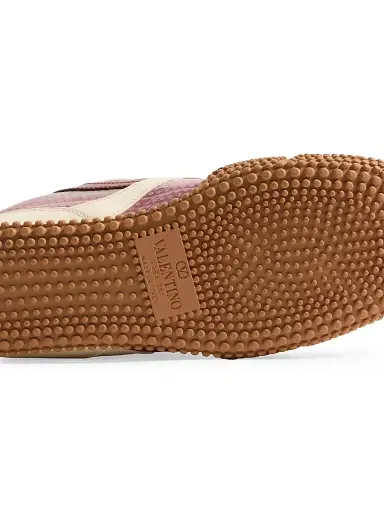 Valentino Garavani Women's Amphibia Sneakers in Rubberized Calfskin - Multicolor Pink - Size 5 | Thumbnail 7