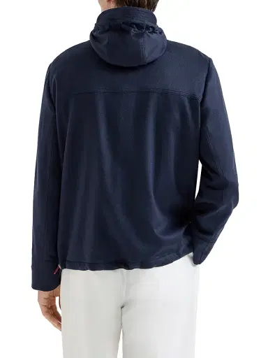 Brunello Cucinelli Men's Lightweight Cashmere Flannel Parka | Thumbnail 3 Brunello Cucinelli Men's Lightweight Cashmere Flannel Parka | Thumbnail 3
