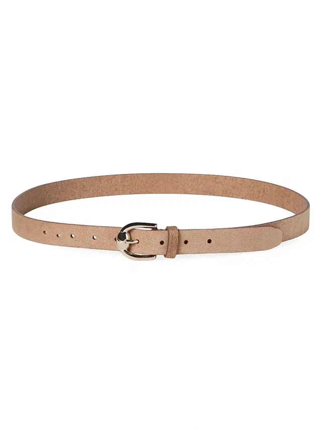 Brunello Cucinelli Men's Reversed Leather Belt - Tobacco