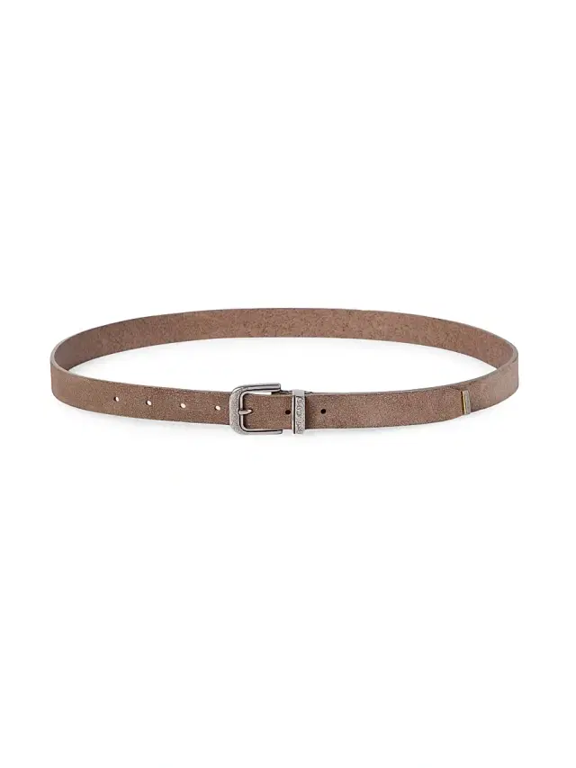 Brunello Cucinelli Men's Reversed Leather Belt - Light Brown