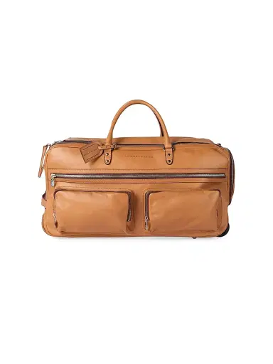 Brunello Cucinelli Men's Cowhide Trolley Bag | Thumbnail 1 Brunello Cucinelli Men's Cowhide Trolley Bag | Thumbnail 1