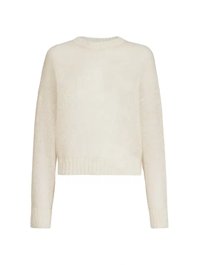 Women's Mohair and Wool Sweater with Monili -