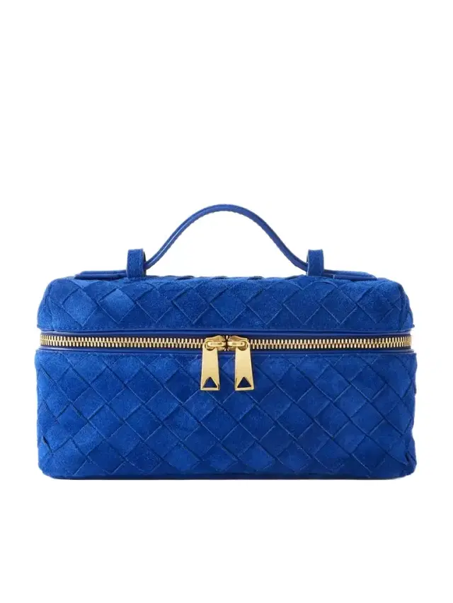 Bang Bang Intrecciato Suede Tote