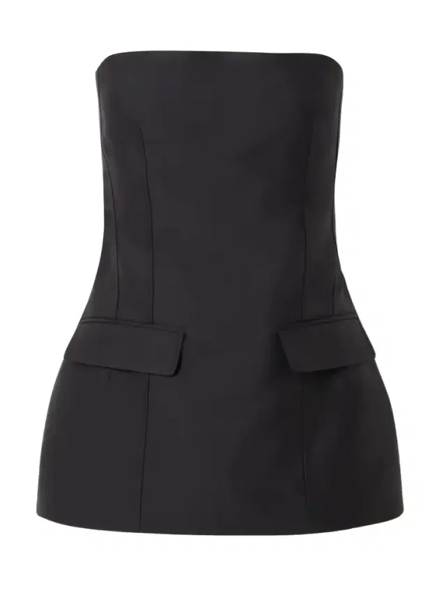 Strapless Wool And Silk-blend Bustier Top