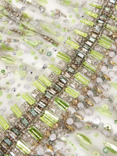 Jenny Packham Lauretta Embellished Organza Gown | Thumbnail 4