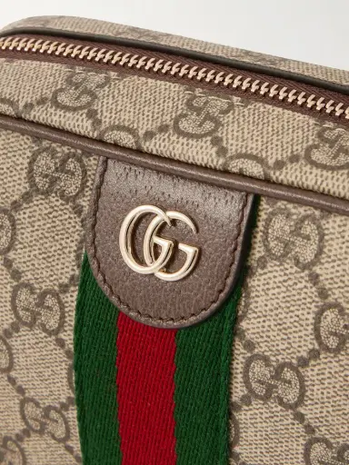 Gucci Ophidia Mini Webbing And Leather-trimmed Printed Coated-canvas Shoulder Bag | Thumbnail 5 Gucci Ophidia Mini Webbing And Leather-trimmed Printed Coated-canvas Shoulder Bag | Thumbnail 5