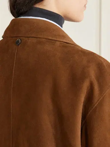 The Row Serenis Paneled Suede Coat | Thumbnail 5 The Row Serenis Paneled Suede Coat | Thumbnail 5