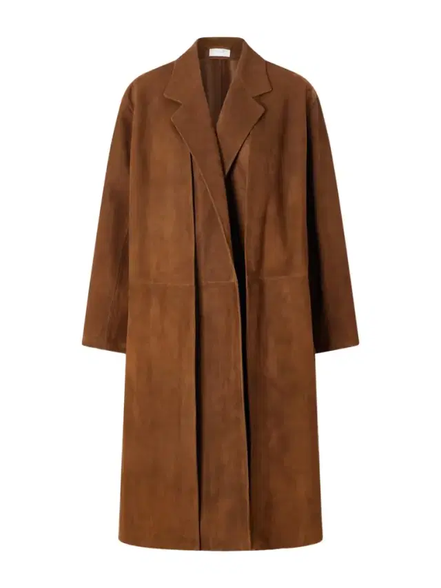 Serenis Paneled Suede Coat