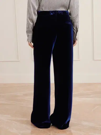 Etro Velvet Wide-leg Pants | Thumbnail 4