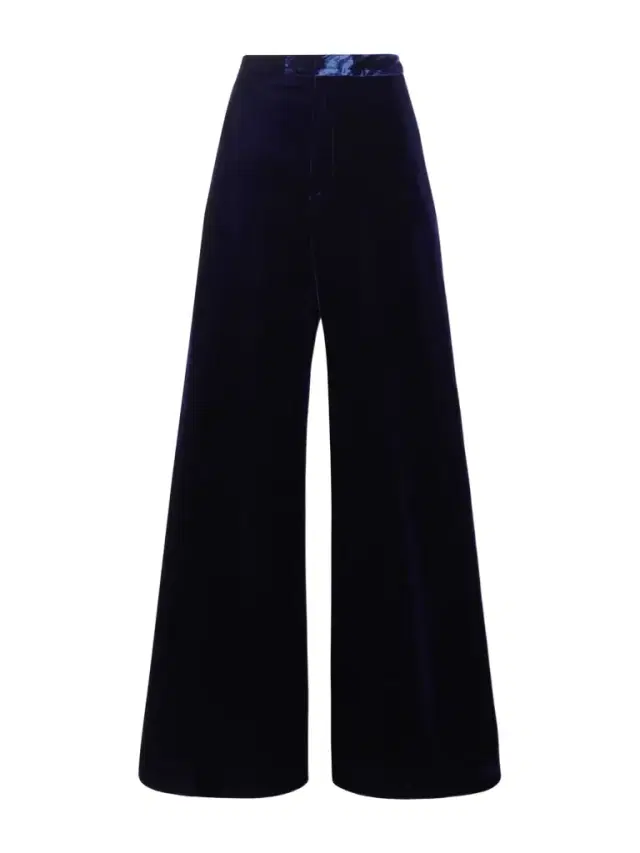 Velvet Wide-leg Pants
